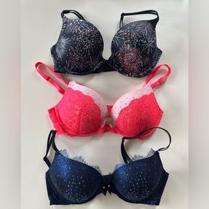 Lot of Victoria’s Secret Push Up Bras 34D